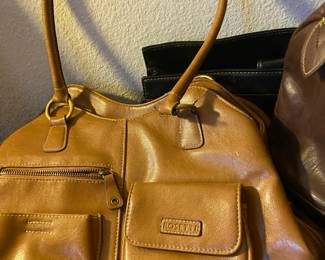 Rosetti Cognac Brown Faux Leather Purse