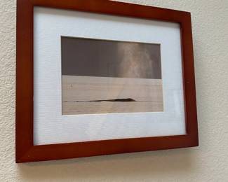 Framed & Matted Photography Print of Seascape