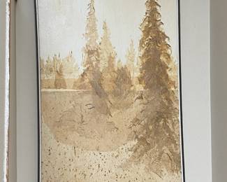 Framed Painting of Trees/Landscape by Je Griffin
