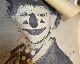 Signed Print of Patches the Clown