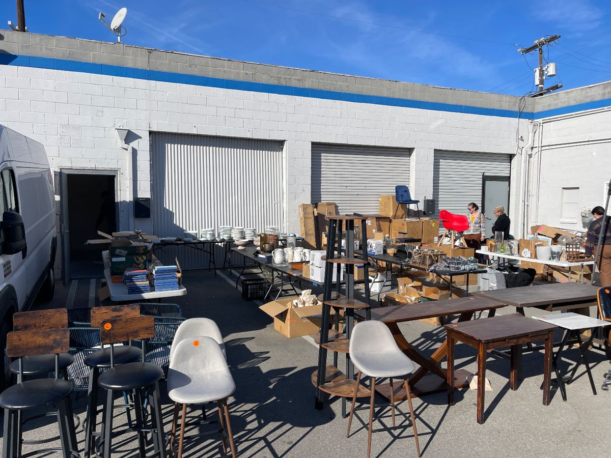 Event Company Warehouse Sale in Van Nuys, CA starts on 1/13/2024