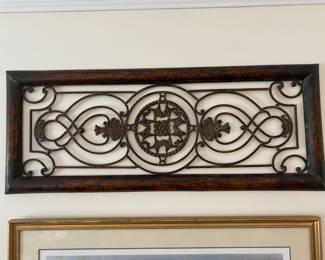 Metal wall decor