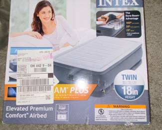 Twin inflatable mattress 