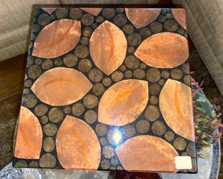 Top of Lara Moore accent table