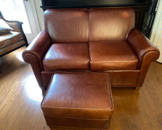 Norwalk Leather loveseat couch-like new 