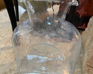 Blenko styled vase/pitcher