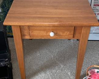 Wooden side table