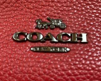 Coach red purse