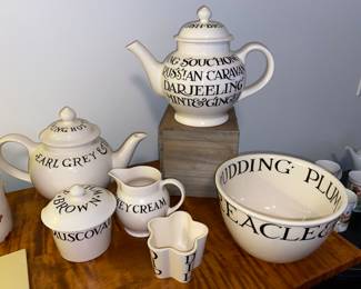 Emma Bridgewater accessory pieces - creamer, sugar , dip bowl , additional teapot