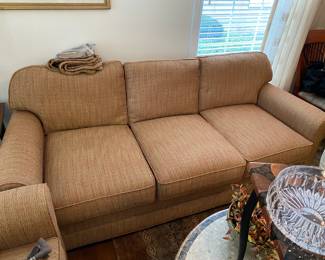 Miles Talbott 3 seat couch - subtle tones -super comfy