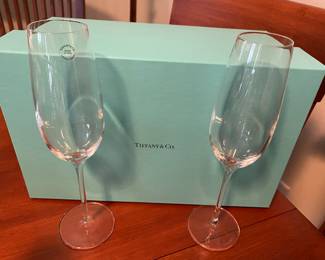 Tiffany champagne flutes