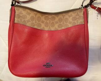 Coach red purse