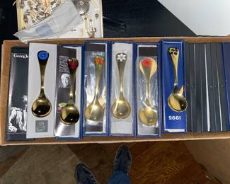 Georg Jensen spoon collection
