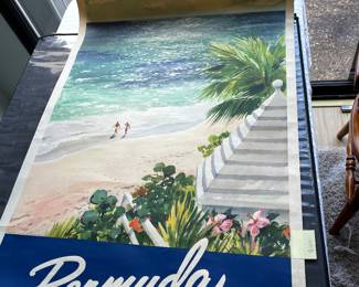 Loads of vintage travel posters