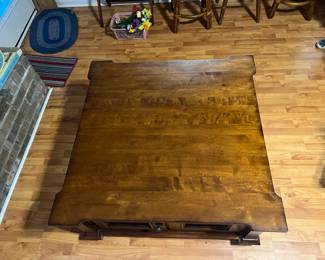 Coffee table w/storage all around. $ 325. All items available for pre-sale with pre-sale shopping appointments. Please text 985 507-6684 to schedule an appointment to shop before the scheduled sale. 