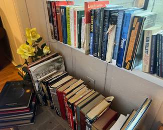 Lots of books. All items available for pre-sale with pre-sale shopping appointments. Please text 985 507-6684 to schedule an appointment to shop before the scheduled sale. 