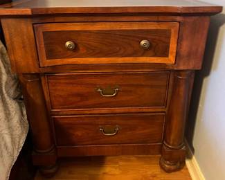 2 matching nightstands. All items available for pre-sale with pre-sale shopping appointments. Please text 985 507-6684 to schedule an appointment to shop before the scheduled sale. 