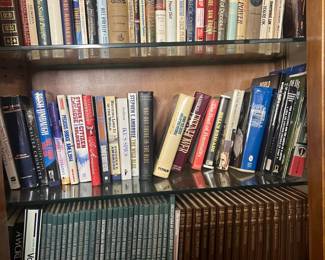 Lots of books. All items available for pre-sale with pre-sale shopping appointments. Please text 985 507-6684 to schedule an appointment to shop before the scheduled sale. 