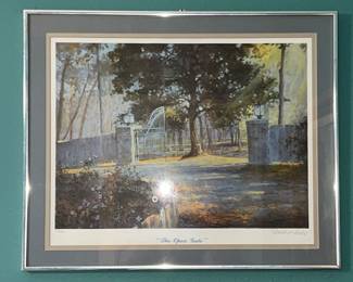 Open Gate. 23.5x19. 10/300. All items available for pre-sale with pre-sale shopping appointments. Please text 985 507-6684 to schedule an appointment to shop before the scheduled sale. 