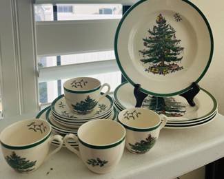 16 pc Spode Christmas China