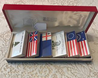 Vintage bicentennial playing cards