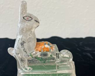 Vintage Glass Candy Containter