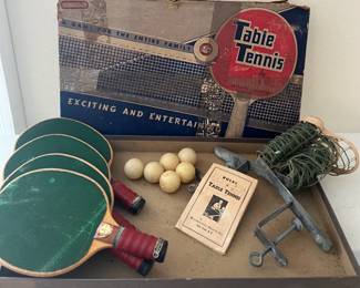 Vintage Table Tennis Game