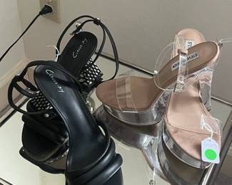 Size 9, women's heels by Steve Madden and Circus NY