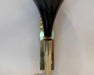Sconce, 1970s, vintage, brass
