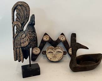 Tribal wood, African wood, mask