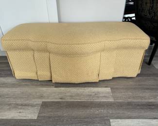 Upholstered storage bench