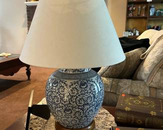 Ralph Lauren early 1990s Lotus Blossom table lamp