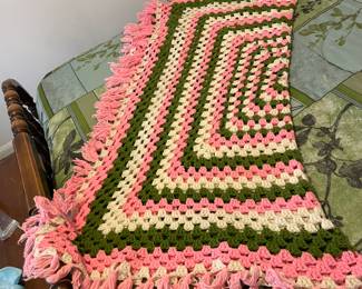 Vintage Afghan Blanket