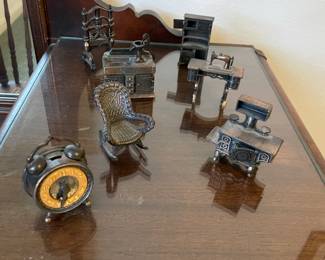 Miniature Die cast Alarm Clock