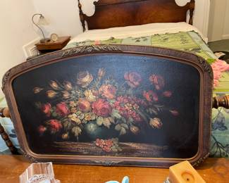 Vintage Floral Framed Painting