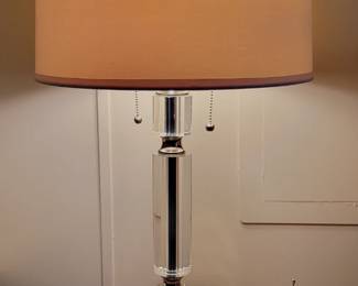 MCM lucite lamp