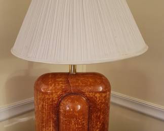 Lamp w/lucite trim