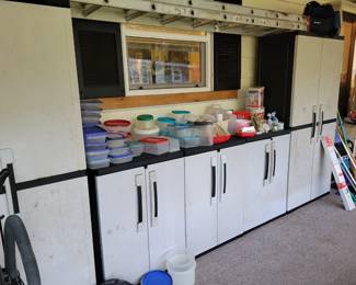 Some storage cabinets