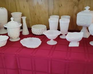 Vintage milk glass