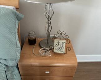 Two matching nightstands.
18x23 
20 inches tall 
$35 each 