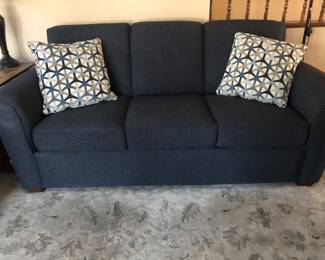 LIKE NEW NAVY BLUE SOFA