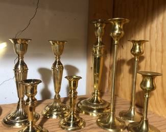 BRASS CANDLESTICKS