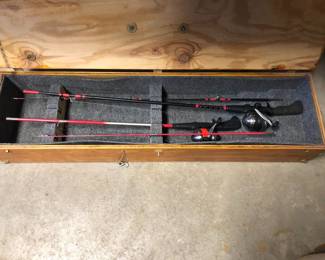 2 FISH POLES IN BOX