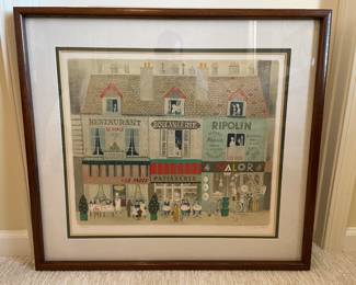 Primitive French Street Scene