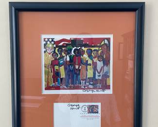 Little Rock Nine by George Hunt from D'Edge Art