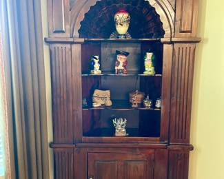 Mahogany Corner Cabinet
