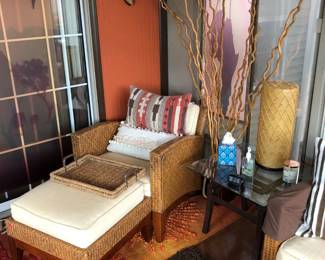 Patio Wicker Chaise Lounge