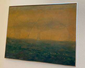 Abstract Water and Sky Painting 