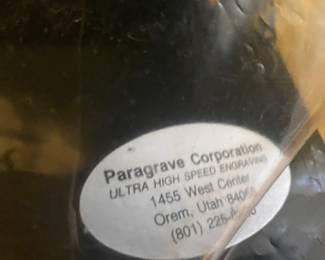Paragrave Corporation Ultra High Speed Engraving System