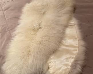 White Fur Shrug